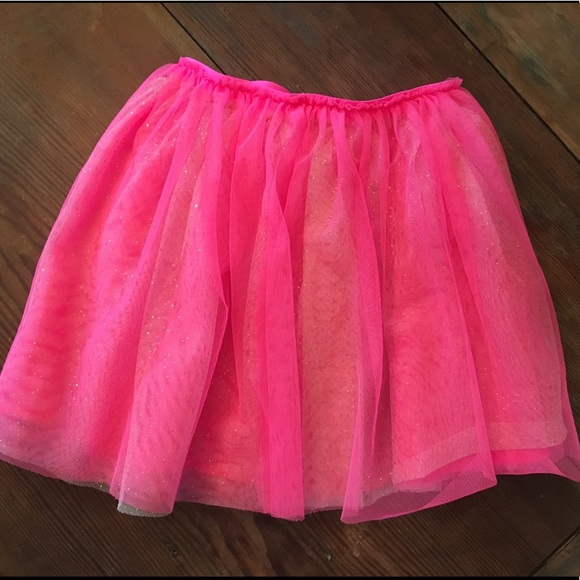 Cat & Jack Pink and Shimmering Gold Tulle Skirt-4T - Picture 5 of 8